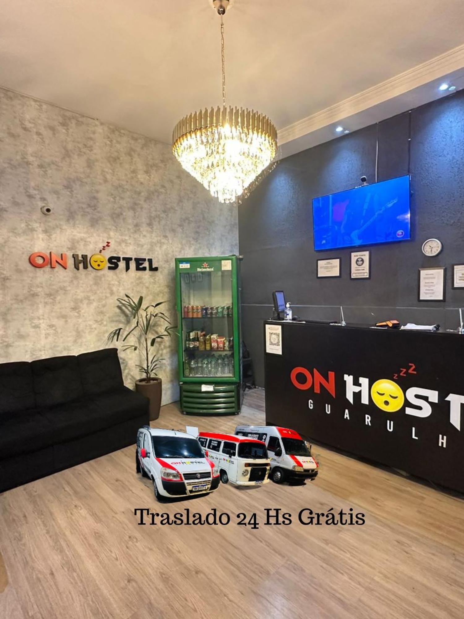 On Hostel II Gru Aeroporto Translado 24 Hs Guarulhos Bagian luar foto